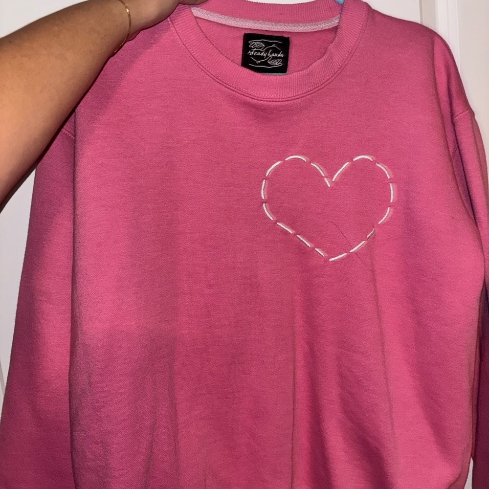 Steady Hands Adventure Time Pink Sweater